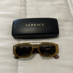 Gold Versace Medusa Biggie Sunglasses VE2235